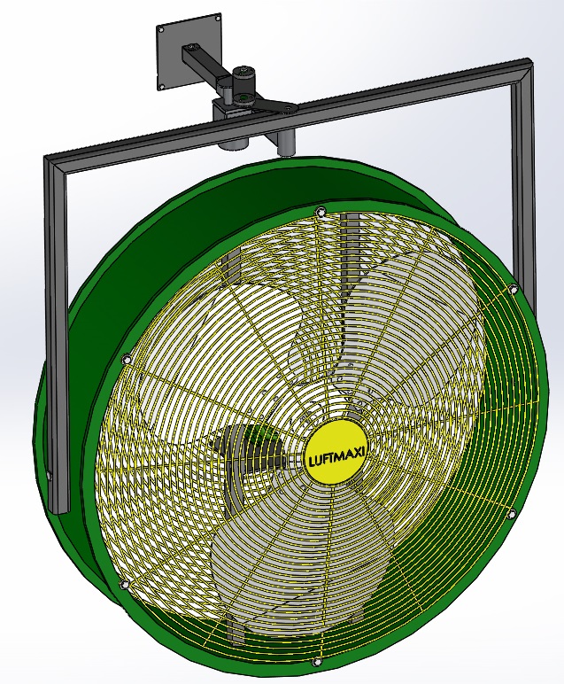 Ventilador Axial Industrial VL800 - T4 | Parede Oscilante
